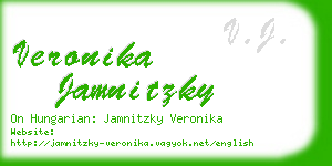 veronika jamnitzky business card